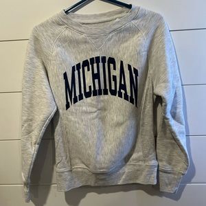 Michigan pullover crew